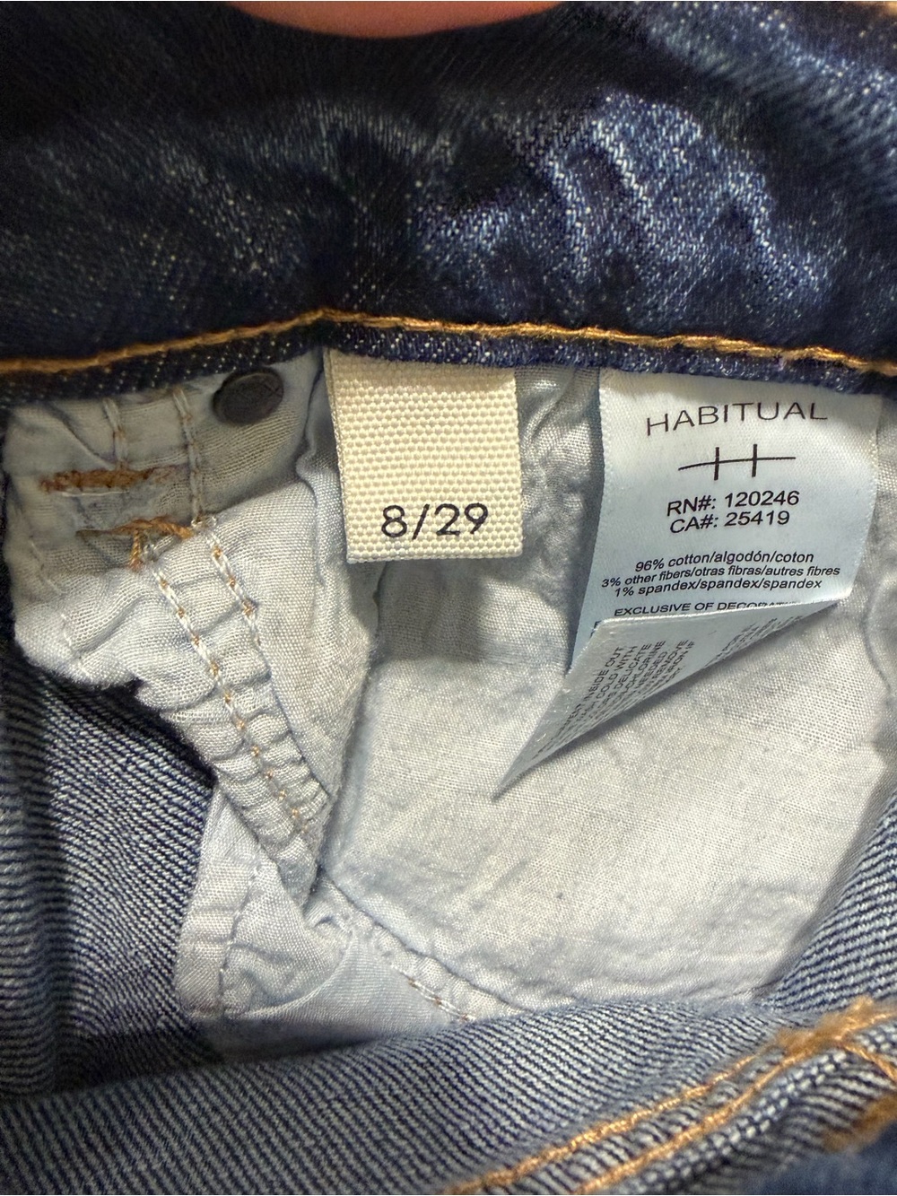 Habitual jeans wide leg bootcut flare jeans womens size 8/29 - Picture 3 of 5